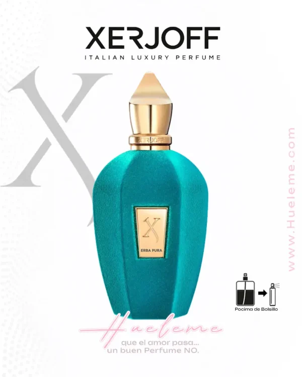 Decants originales de Xerjoff Erba Pura – Perfume unisex cítrico y afrutado de lujo – Disponible en Hueleme.com Perú